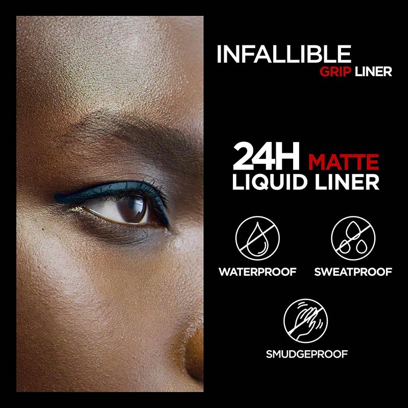 Infallible Grip Liquid Matte Liner 04 Emeraude 4 Benefits